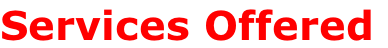 Services Offered